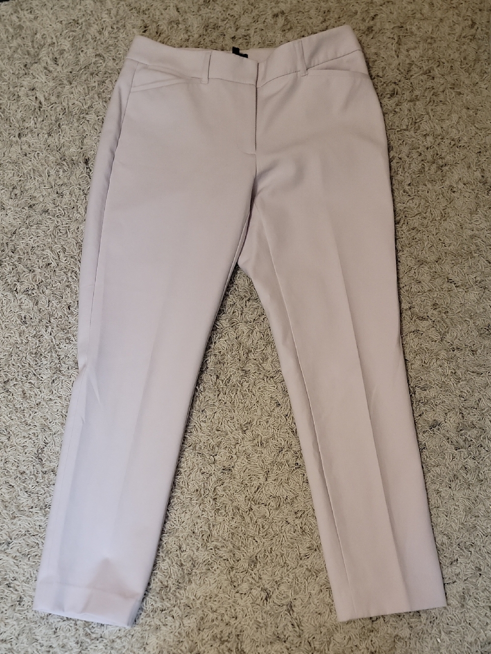 White House Black Market Pale pink Ponte Trousers